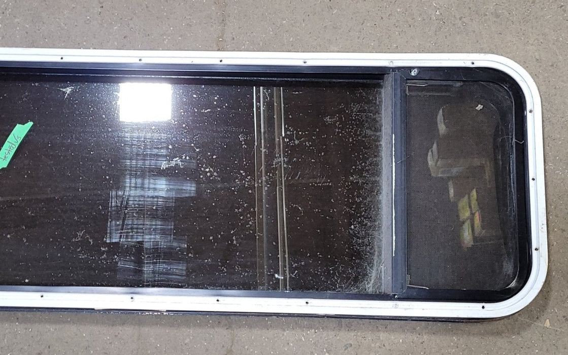 Used Black Radius Opening Window : 16 3/4" W X 59 1/2" H X 1 7/8" D