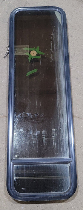 Used Black Radius Opening Window : 16 3/4" W X 59 1/2" H X 1 7/8" D