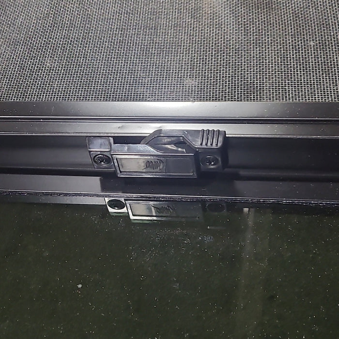 Used Black Radius Opening Window : 17 1/2" W x 17 1/2" H x 2" D