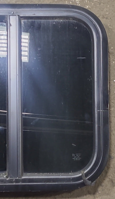 Used Black Radius Opening Window : 17 1/2" W x 17 1/2" H x 2" D