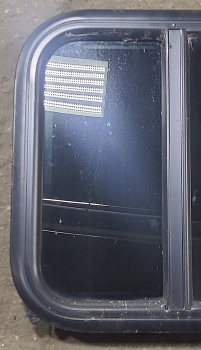 Used Black Radius Opening Window : 17 1/2" W x 17 1/2" H x 2" D