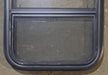 Used Black Radius Opening Window : 17 1/2" W x 21 1/2" H x 1 3/4" D - Young Farts RV Parts