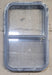 Used Black Radius Opening Window : 17 1/2" W x 28 1/2" H x 1 7/8" - Young Farts RV Parts