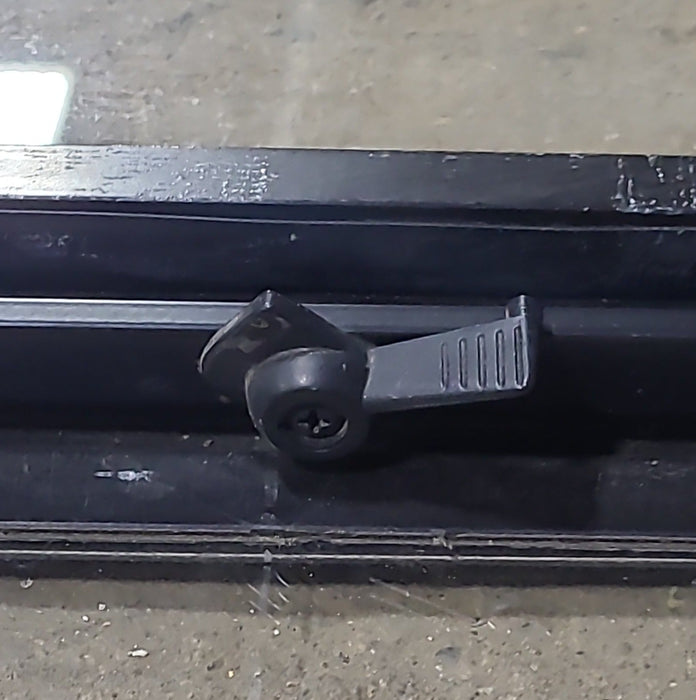 Used Black Radius Opening Window : 17 3/4" W x 22" H x 1 7/8" D