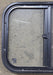 Used Black Radius Opening Window : 19 1/2" W x 14 5/8" H x 1" D - Young Farts RV Parts