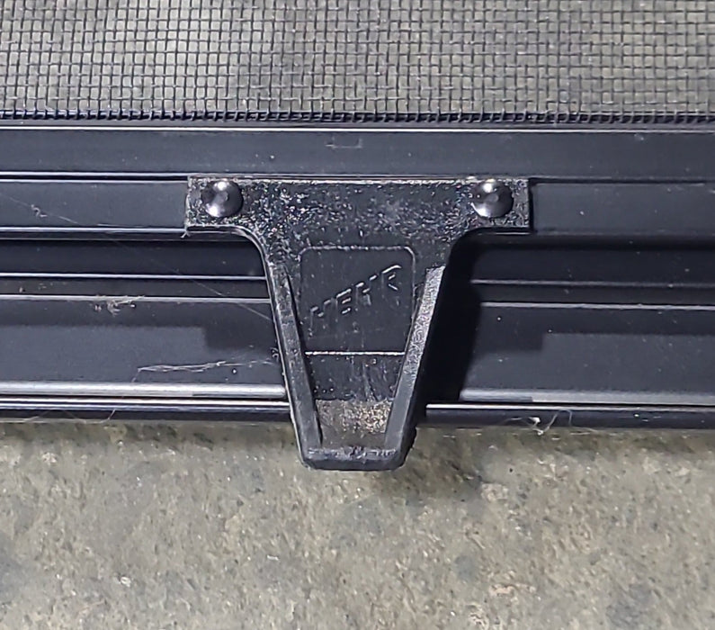 Used Black Radius Opening Window : 19 1/2" W x 14 5/8" H x 1" D