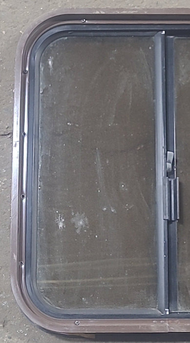 Used Black Radius Opening Window : 20 1/4" W x 21 3/4" H x 1 7/8" D
