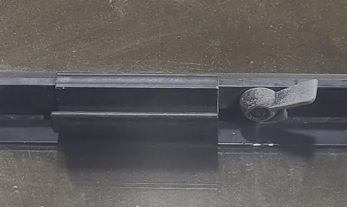 Used Black Radius Opening Window : 20 1/4" W x 21 3/4" H x 1 7/8" D