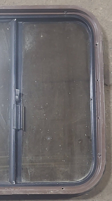 Used Black Radius Opening Window : 20 1/4" W x 21 3/4" H x 1 7/8" D
