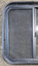 Used Black Radius Opening Window : 20 3/4" W x 20" H x 1 3/4" - Young Farts RV Parts