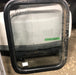Used Black Radius Opening Window : 21 1/2 X 17 1/2 X 2" D - Young Farts RV Parts
