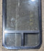 Used Black Radius Opening Window : 21 1/4" W x 47 1/4" H x 1 3/4" D - Young Farts RV Parts