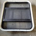 Used Black Radius Opening Window : 22 X 23 1/2 X 2" D - Young Farts RV Parts