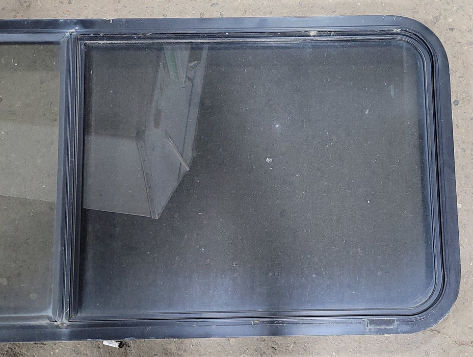 Used Black Radius Opening Window : 22" X 54 1/2" X 2" D