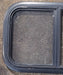 Used Black Radius Opening Window : 23 1/2" W x 14 1/2" H x 1 3/4" D - Young Farts RV Parts