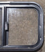 Used Black Radius Opening Window : 23 1/2" W x 14 1/2" H x 1 5/8" D - Young Farts RV Parts