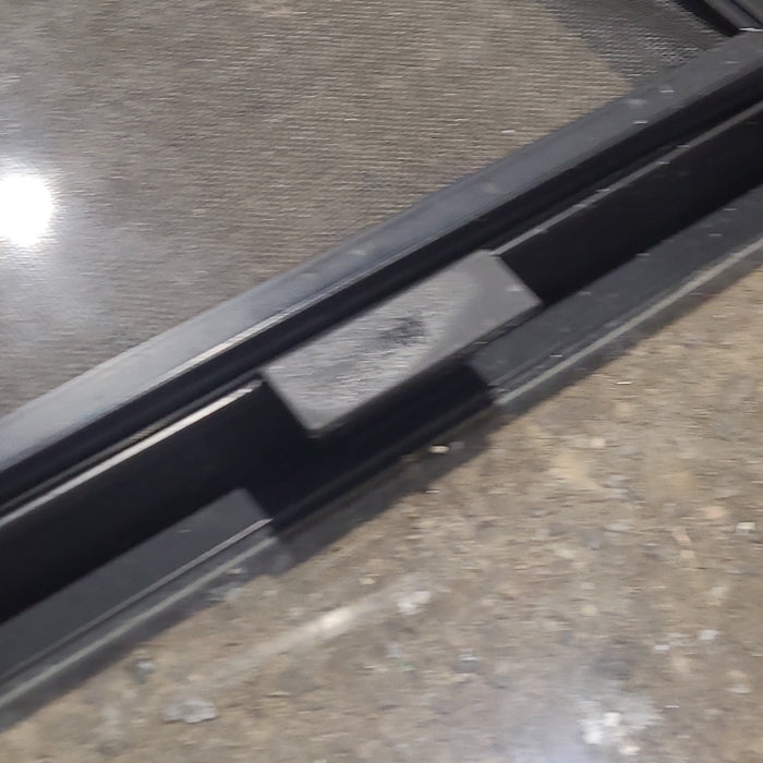 Used Black Radius Opening Window : 23 1/2" W x 14 1/2" H x 1 5/8" D