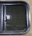 Used Black Radius Opening Window : 23 1/2" W x 14 1/2" H x 1 7/8" D - Young Farts RV Parts