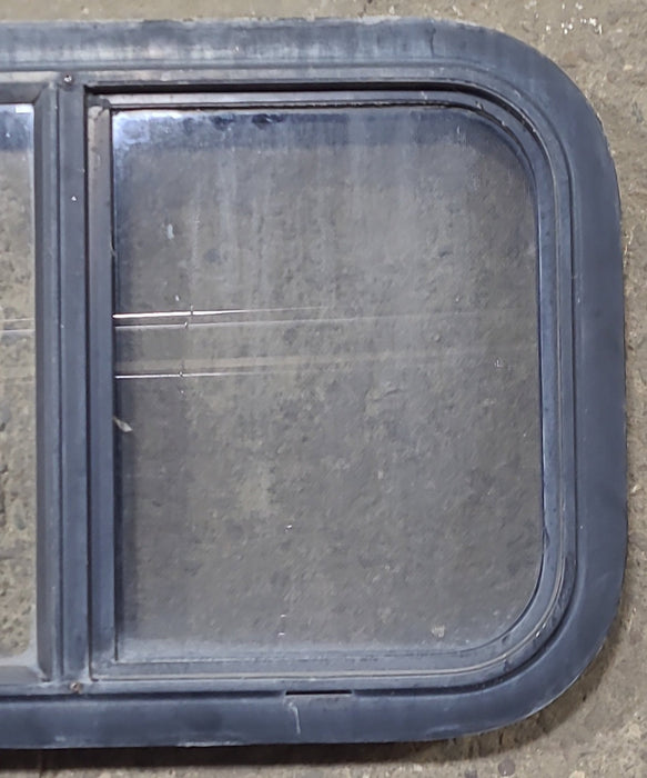 Used Black Radius Opening Window : 23 1/2" W x 14 1/2" H x 1 7/8" D