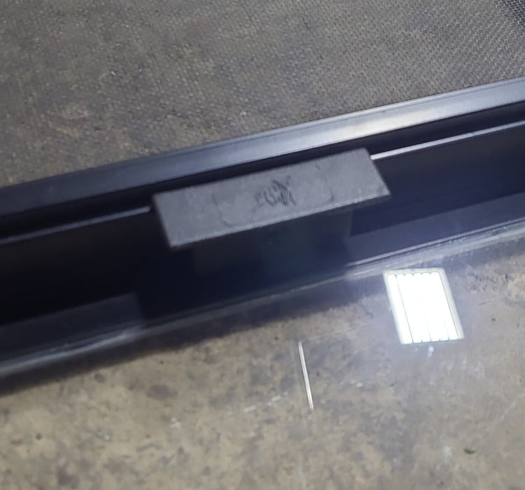Used Black Radius Opening Window : 23 1/2" W x 14 1/2" H x 1 7/8" D