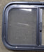 Used Black Radius Opening Window : 23 1/2" W x 14 1/2" H x 1 7/8" D - Young Farts RV Parts