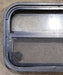 Used Black Radius Opening Window : 23 1/2" W x 14 1/4" H x 1 7/8" - Young Farts RV Parts