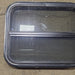 Used Black Radius Opening Window : 23 1/2" W x 19 1/2" H x 1 3/4" D - Young Farts RV Parts