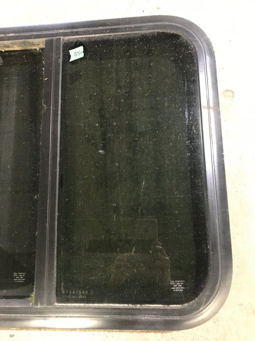 Used Black Radius Opening Window : 23 1/2" W x 21 1/2" H x 1 7/8" D