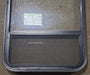 Used Black Radius Opening Window : 23 1/2" W x 39 1/2" H x 1 7/8" D - Young Farts RV Parts