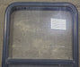 Used Black Radius Opening Window : 23 1/2" W x 39 1/4" H x 2" D - Young Farts RV Parts