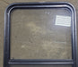 Used Black Radius Opening Window : 23 1/2" W x 39 1/4" H x 2" D - Young Farts RV Parts