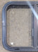 Used Black Radius Opening Window : 23 1/4" W x 17 3/4" H x 1 3/4" - Young Farts RV Parts
