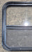 Used Black Radius Opening Window : 23 1/4" W x 21 1/4" H x 1 1/2" - Young Farts RV Parts