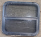 Used Black Radius Opening Window : 23 1/4" W x 21 1/4" H x 1 1/4" D - Young Farts RV Parts