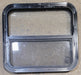 Used Black Radius Opening Window : 23 1/4" W x 21 1/4" H x 1 3/4" - Young Farts RV Parts