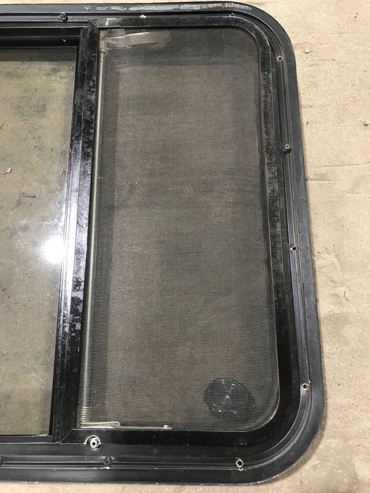 Used Black Radius Opening Window : 23 1/4" W x 21 1/4" H x 2"