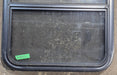 Used Black Radius Opening Window : 23 1/4" W x 28 1/4" H x 1 3/4" D - Young Farts RV Parts