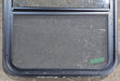 Used Black Radius Opening Window : 23 1/4" W x 28 1/4" H x 1 3/4" D - Young Farts RV Parts