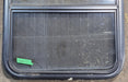 Used Black Radius Opening Window : 23 1/4" W x 28 1/4" H x 1 3/4" D - Young Farts RV Parts