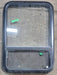 Used Black Radius Opening Window : 23 1/4" W x 34 1/2" H x 1 3/4" D - Young Farts RV Parts