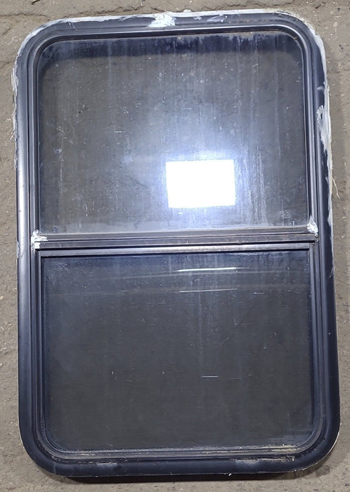 Used Black Radius Opening Window : 23 1/4" W x 35 1/2" H x 1 3/4" D