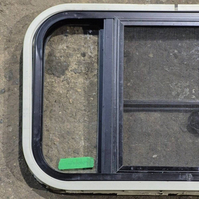 Used Black Radius Opening Window - 23.625 X 14.875 X 1.625