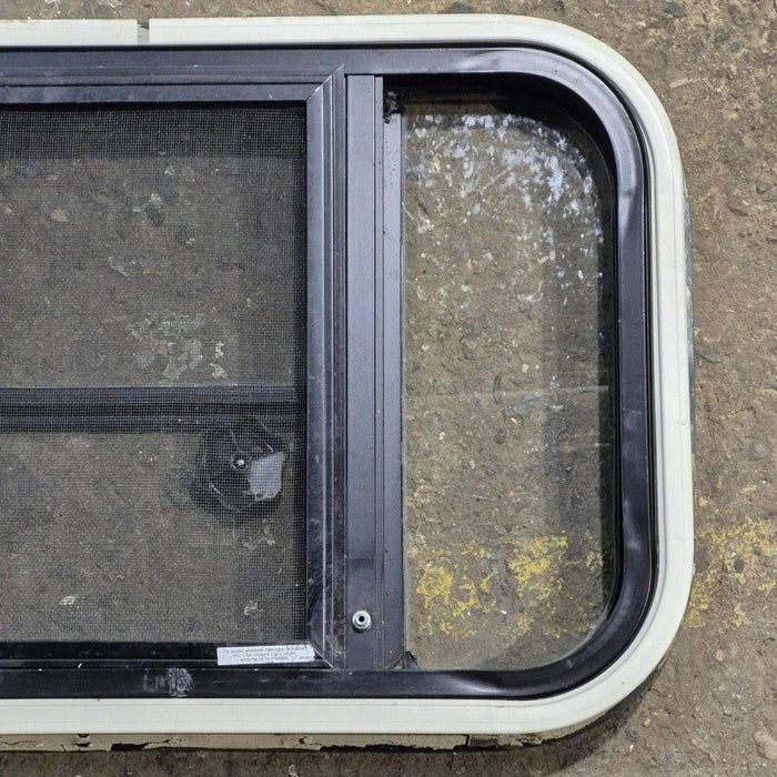 Used Black Radius Opening Window - 23.625 X 14.875 X 1.625