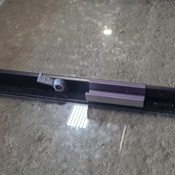 Used Black Radius Opening Window : 24 1/2" W x 18" H x 1 7/8" D