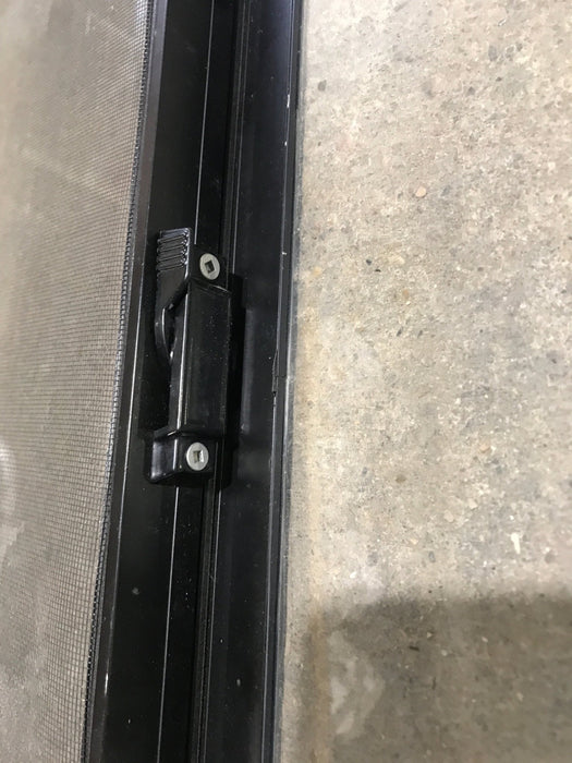 Used Black Radius Opening Window : 24 1/2" W x 21 1/2" H x 1 7/8" D