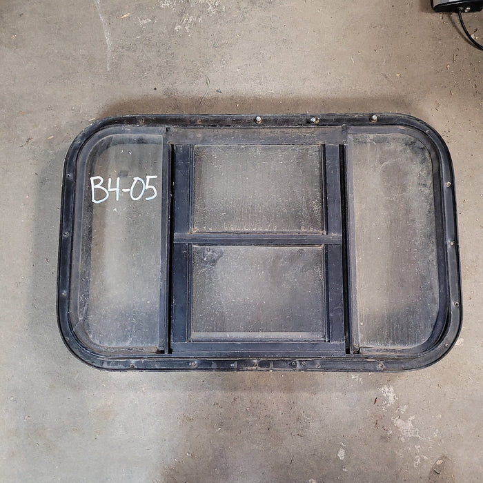 Used Black Radius Opening Window : 24 1/2 X 15 1/2 X 2" D