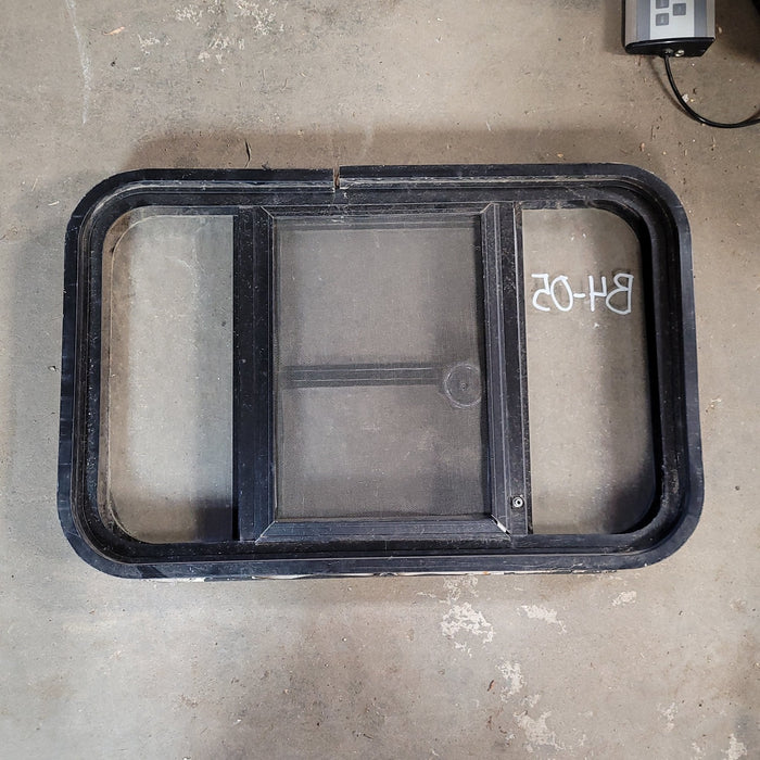 Used Black Radius Opening Window : 24 1/2 X 15 1/2 X 2" D