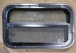 Used Black Radius Opening Window : 24 1/4" W x 14 1/4" H x 1 7/8" - Young Farts RV Parts