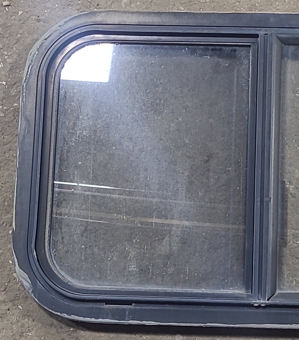 Used Black Radius Opening Window : 24 1/4" W x 14 3/4" H x 1" D