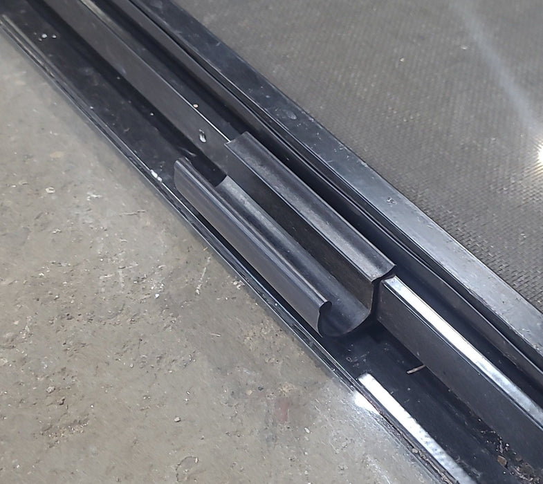 Used Black Radius Opening Window : 24 1/4" W x 14 3/4" H x 1" D